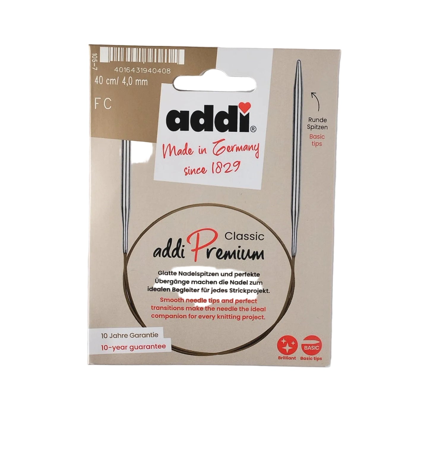 Addi Premium Classic Rundpind - Den originale "Turbo" 40cm