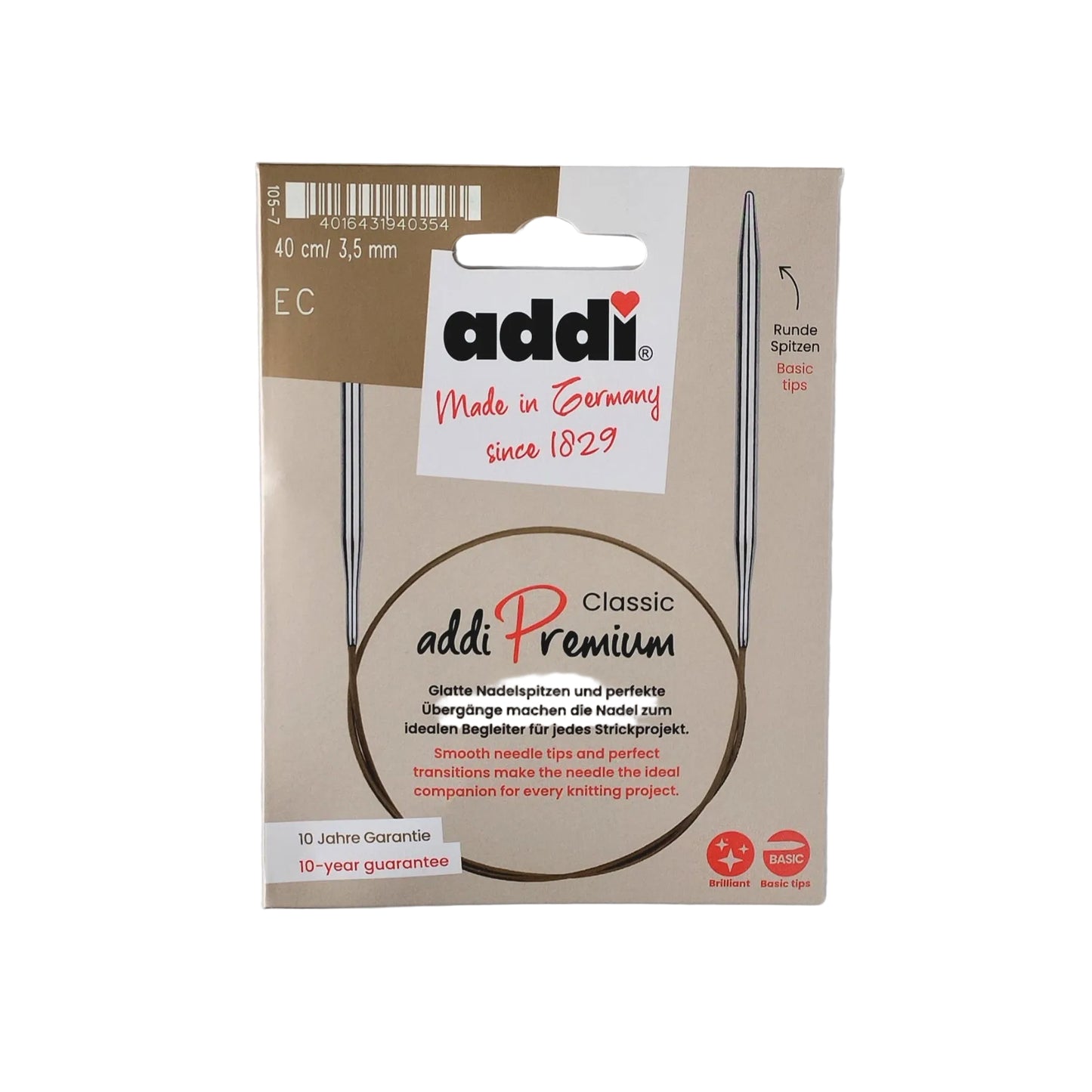 Addi Premium Classic Rundpind - Den originale "Turbo" 40cm