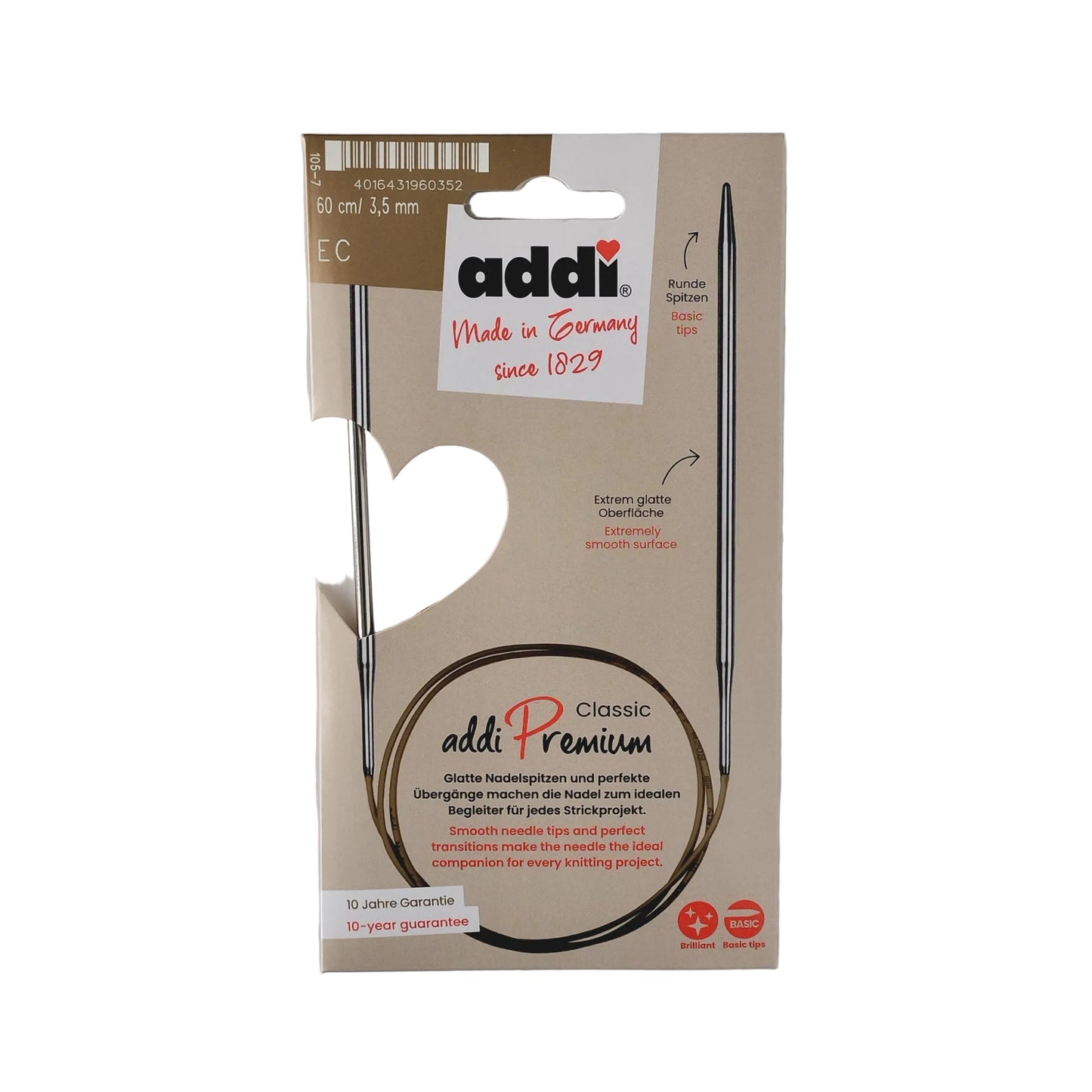 Addi Premium Classic Rundpind - Den originale "Turbo" 60cm.