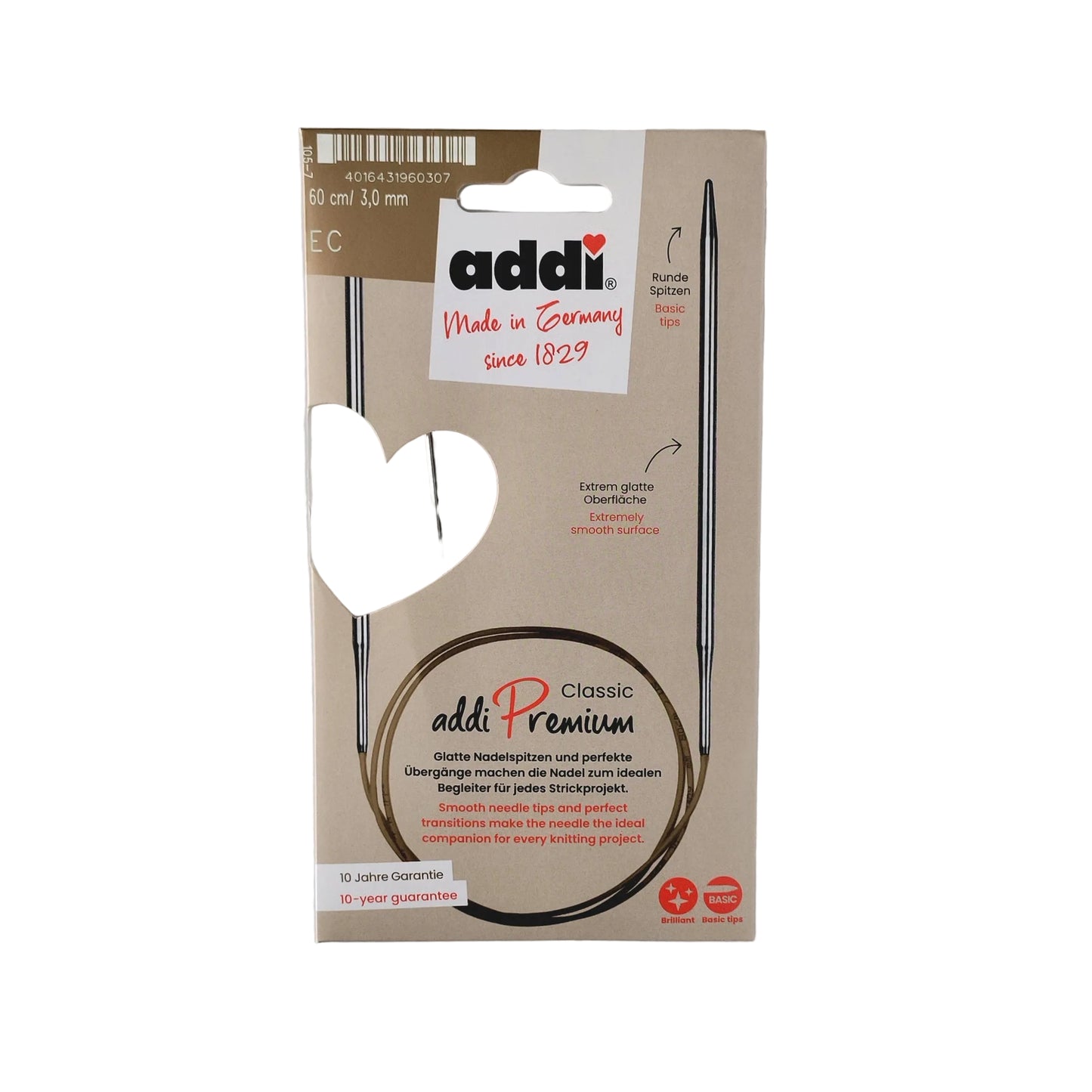Addi Premium Classic Rundpind - Den originale "Turbo" 60cm.