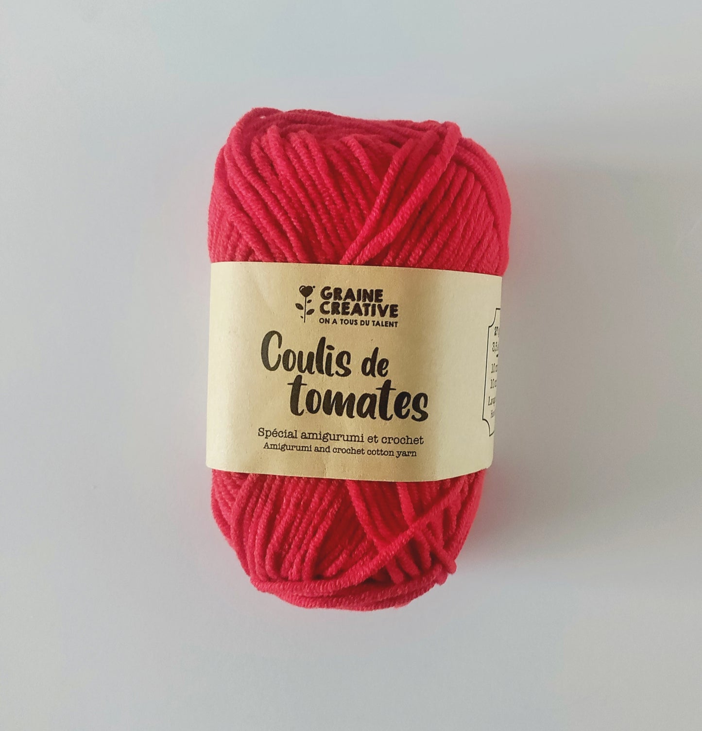 Amigurumi Garn – Blødt bomuldsmix til hæklede figurer & bamser (27g)