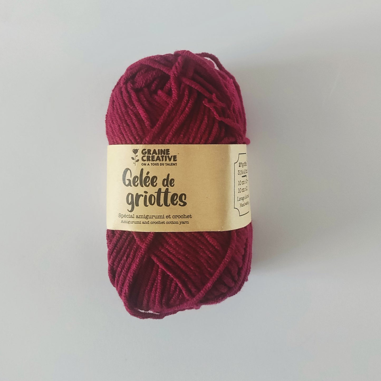 Amigurumi Garn – Blødt bomuldsmix til hæklede figurer & bamser (27g)