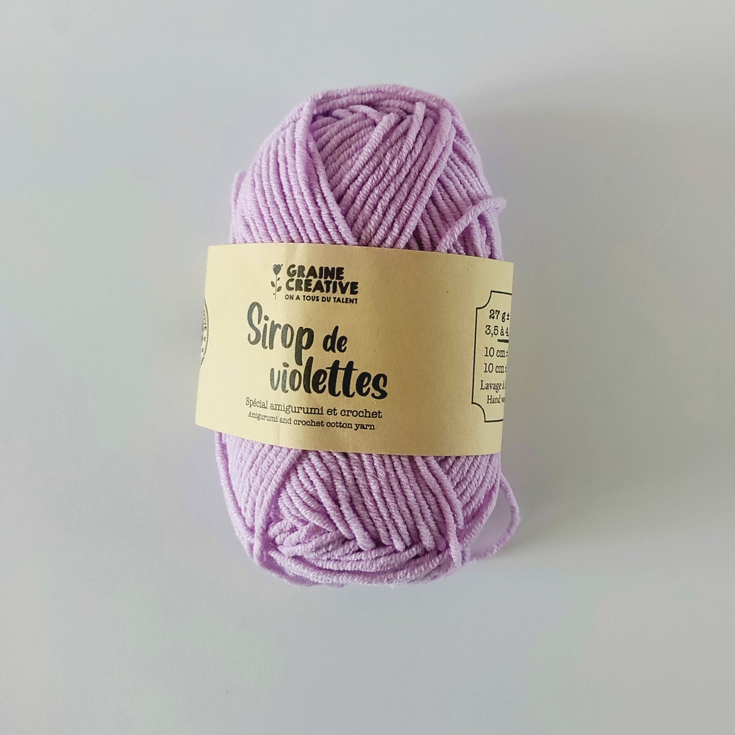 Amigurumi Garn – Blødt bomuldsmix til hæklede figurer & bamser (27g)