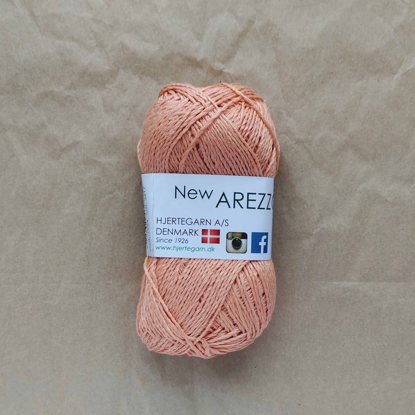Hjertegarn New Arezzo – Kølende sommergarn i hør, bambus & bomuld