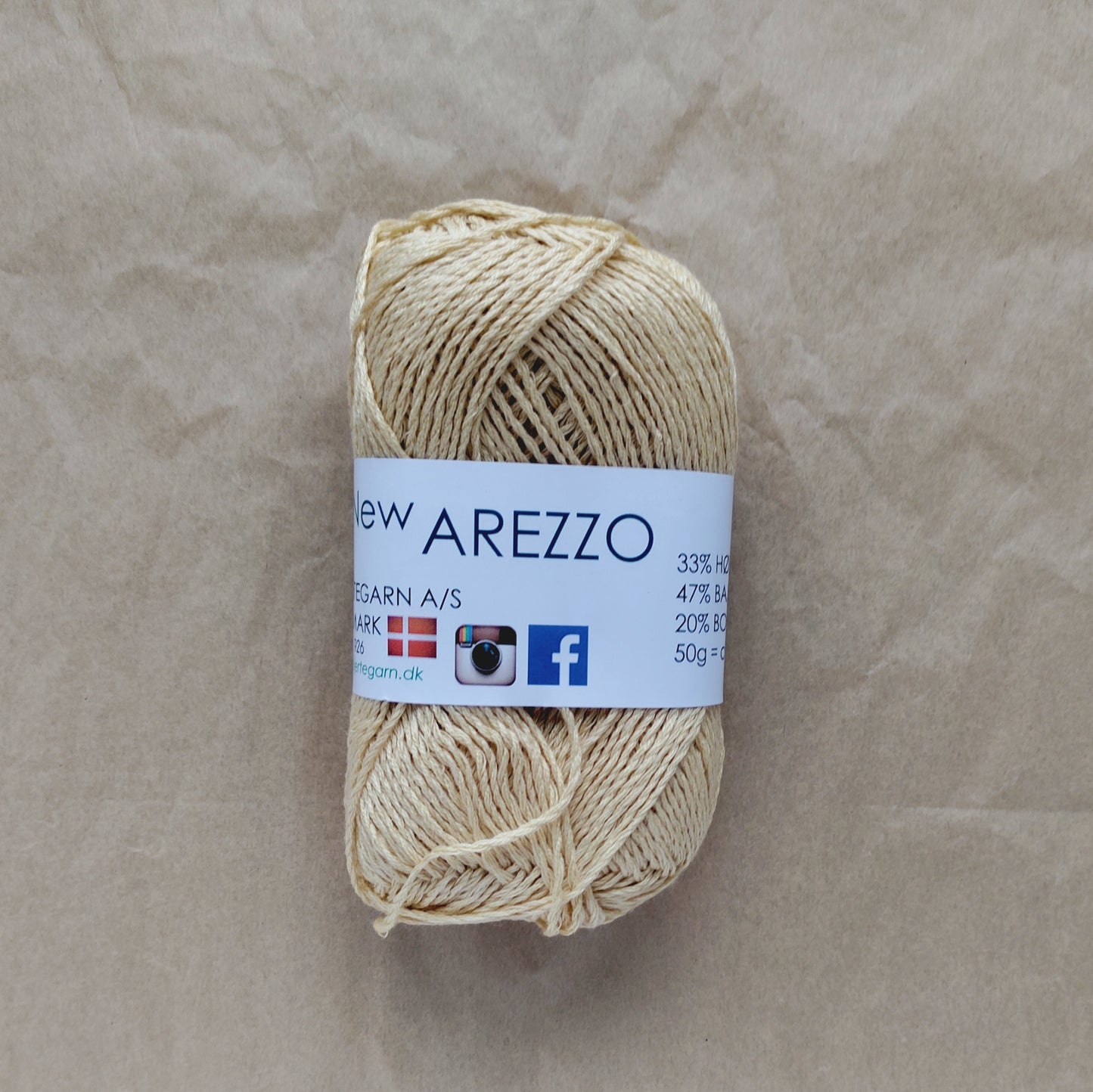 Hjertegarn New Arezzo – Kølende sommergarn i hør, bambus & bomuld