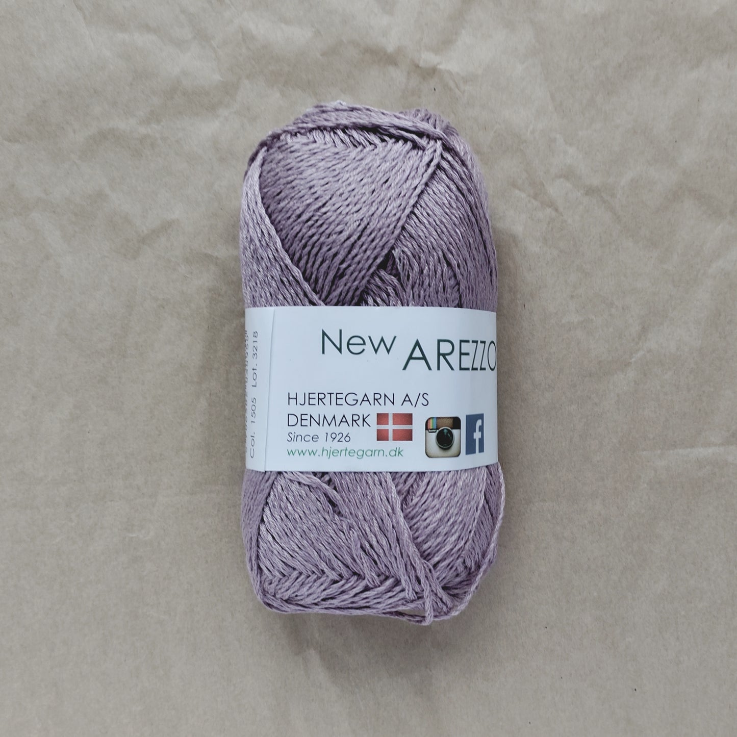 Hjertegarn New Arezzo – Kølende sommergarn i hør, bambus & bomuld