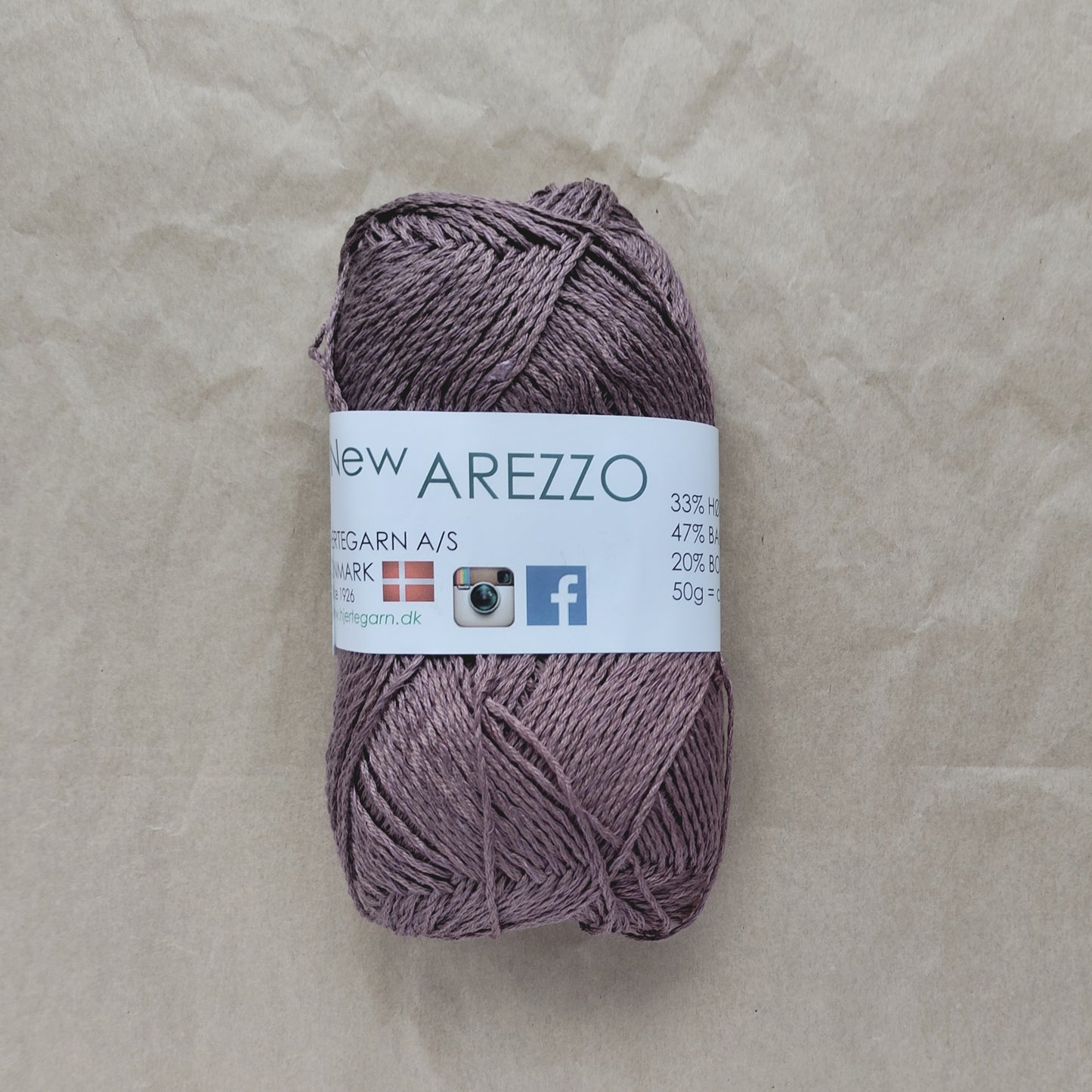 Hjertegarn New Arezzo – Kølende sommergarn i hør, bambus & bomuld