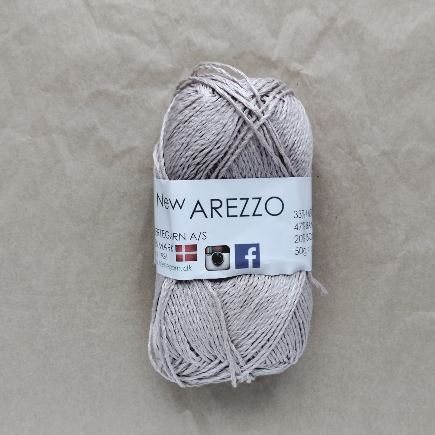 Hjertegarn New Arezzo – Kølende sommergarn i hør, bambus & bomuld