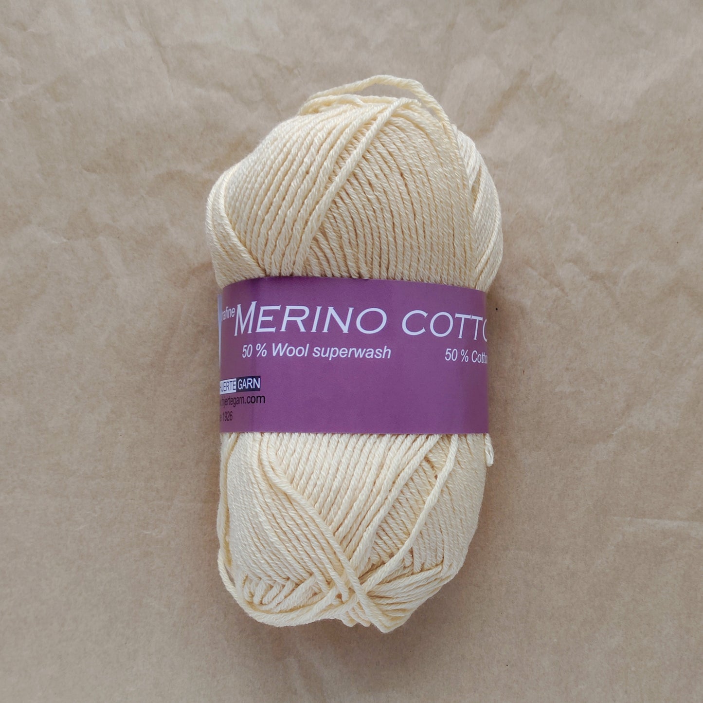 Hjertegarn Merino Cotton – Slidstærkt helårsgarn i blød uld & bomuld