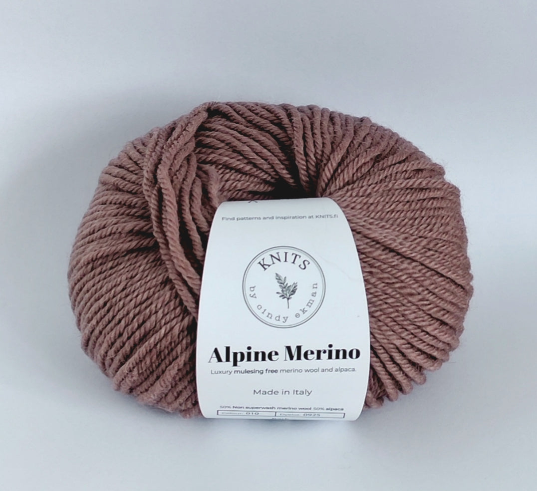 Alpine Merino fra Knits by Cindy Ekman – Blødt garn i Merino & Alpaka