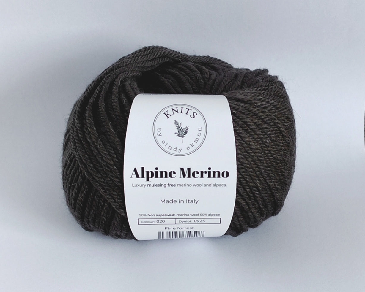 Alpine Merino fra Knits by Cindy Ekman – Blødt garn i Merino & Alpaka
