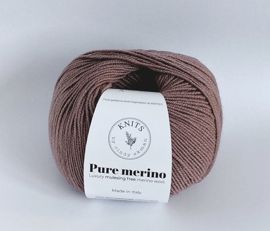 Pure Merino fra Knits by Cindy Ekman – 100% Naturlig Non-Superwash Uld