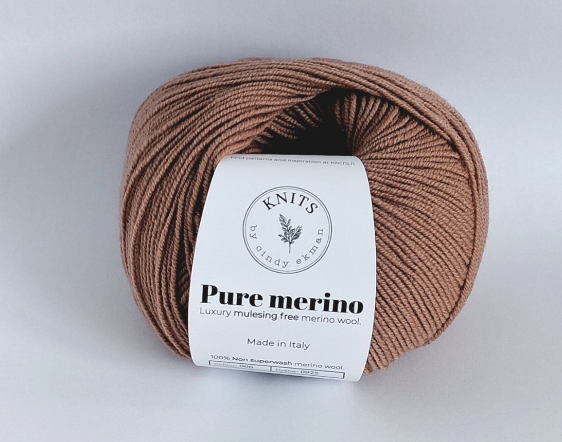 Pure Merino fra Knits by Cindy Ekman – 100% Naturlig Non-Superwash Uld