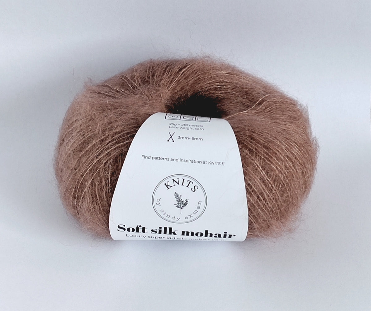 Soft Silk Mohair – Blødt & glansfuldt garn i Super Kid Mohair & Silke