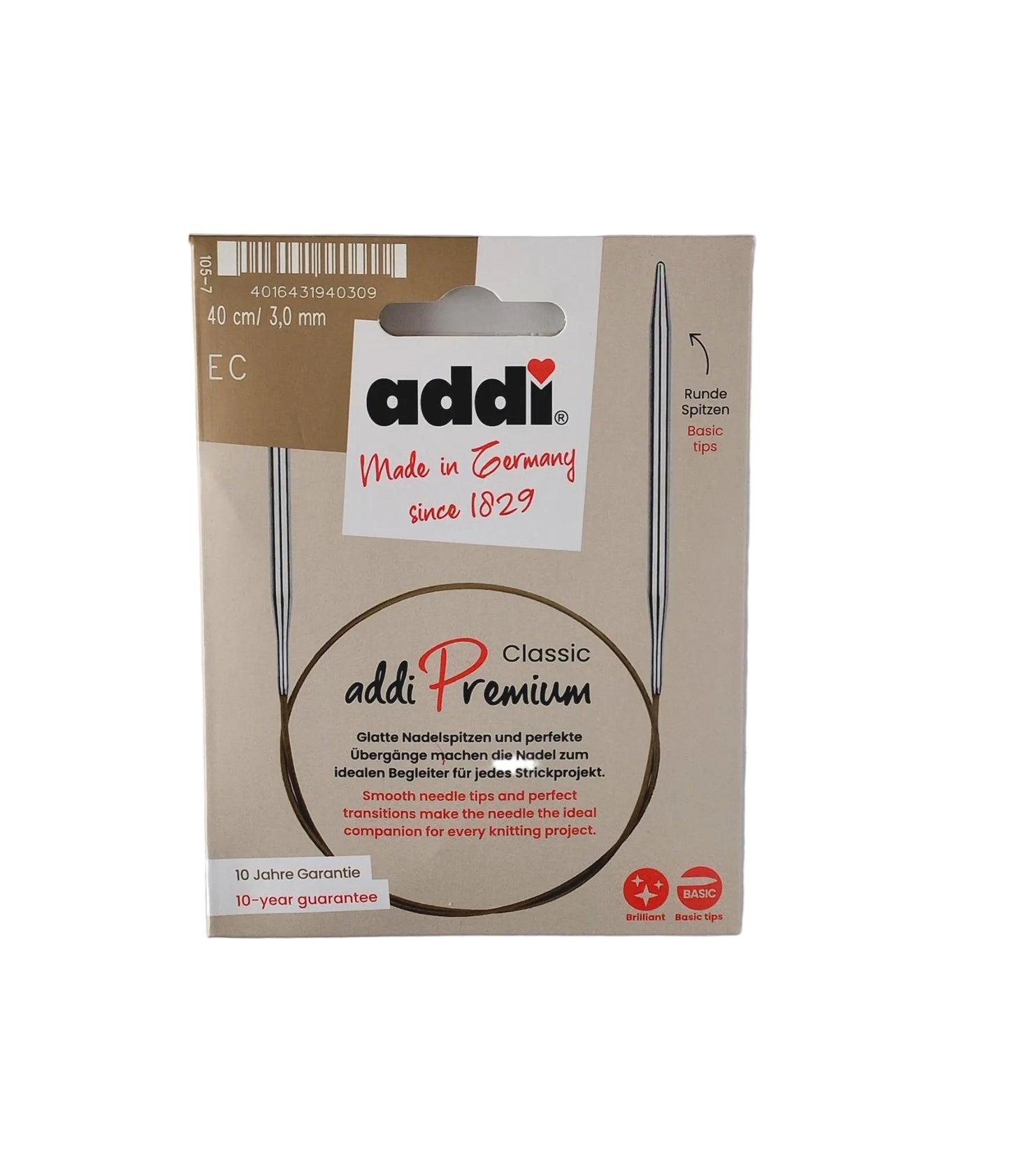 Addi Premium Classic Rundpind - Den originale "Turbo" 40cm