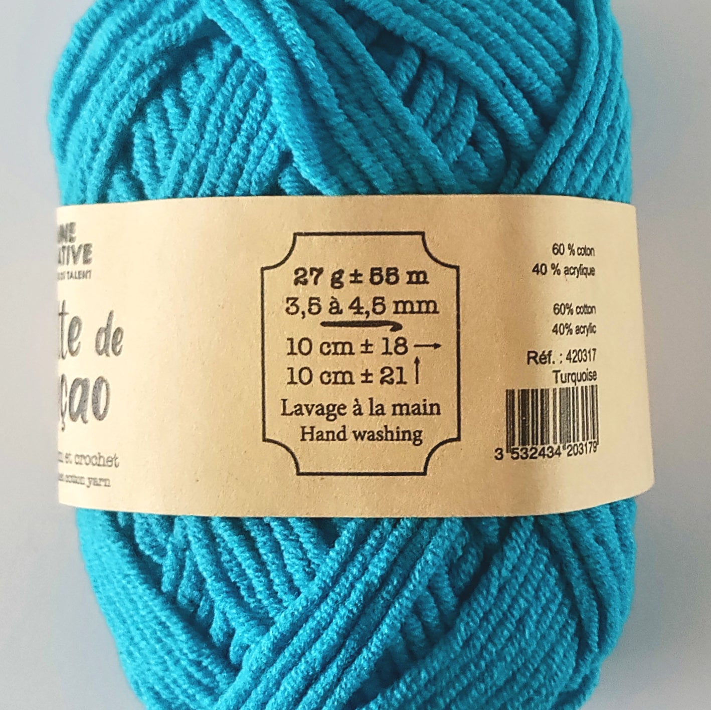 Amigurumi Garn – Blødt bomuldsmix til hæklede figurer & bamser (27g)