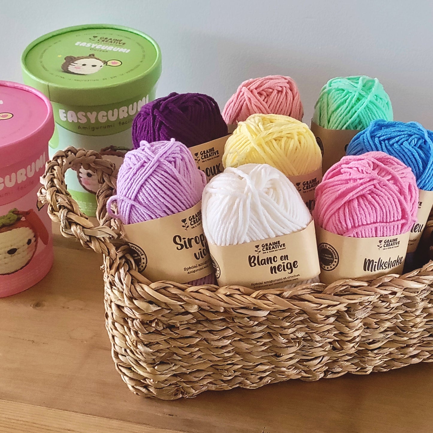 Amigurumi Garn – Blødt bomuldsmix til hæklede figurer & bamser (27g)