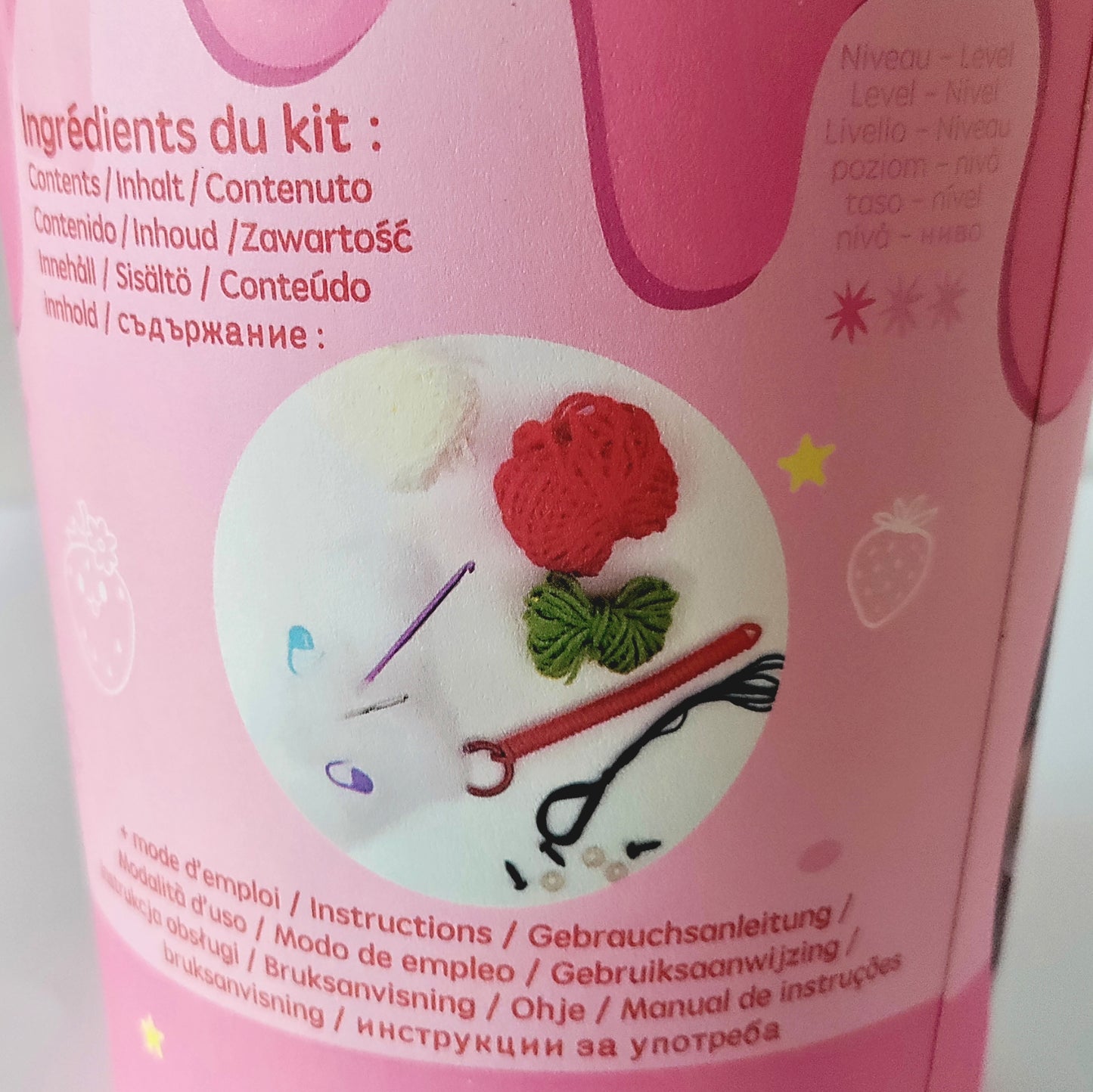 Amigurumi Hæklekit fra Graine Creative – Hækl din egen Bjørn eller Jordbær