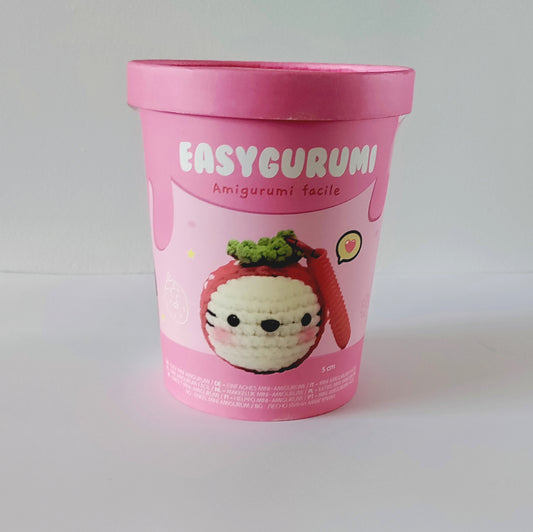 Amigurumi Hæklekit fra Graine Creative – Hækl din egen Bjørn eller Jordbær